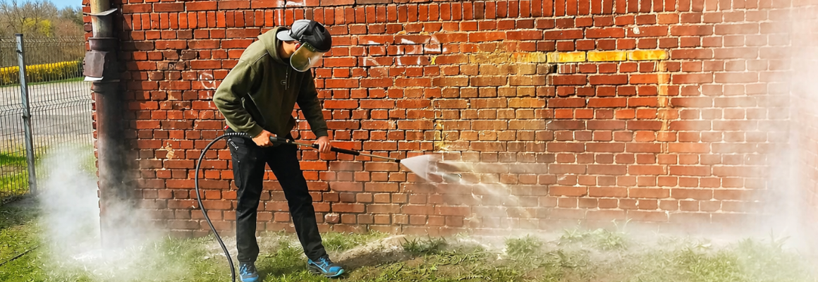 Zdjęcie przedstawiające usuwanie graffiti przez firmę Proxclean